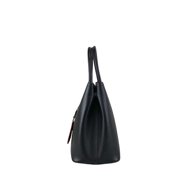 PRADA プラダ ハンドバッグ ブラック トライアングルロゴ レザー vintage ヴィンテージ オールド n54bxv