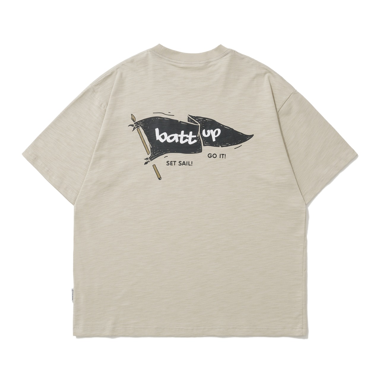 Back print short sleeve t-shirt 0661 - 10