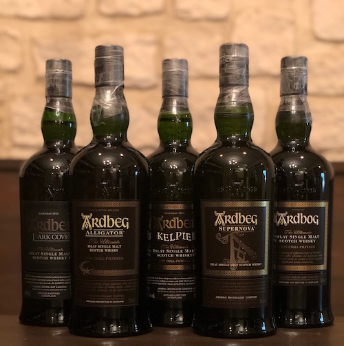 【020V02】  ARDBEG アードベッグ限定品シリーズ VOL.2　5種類飲み比べセット (各20ml)