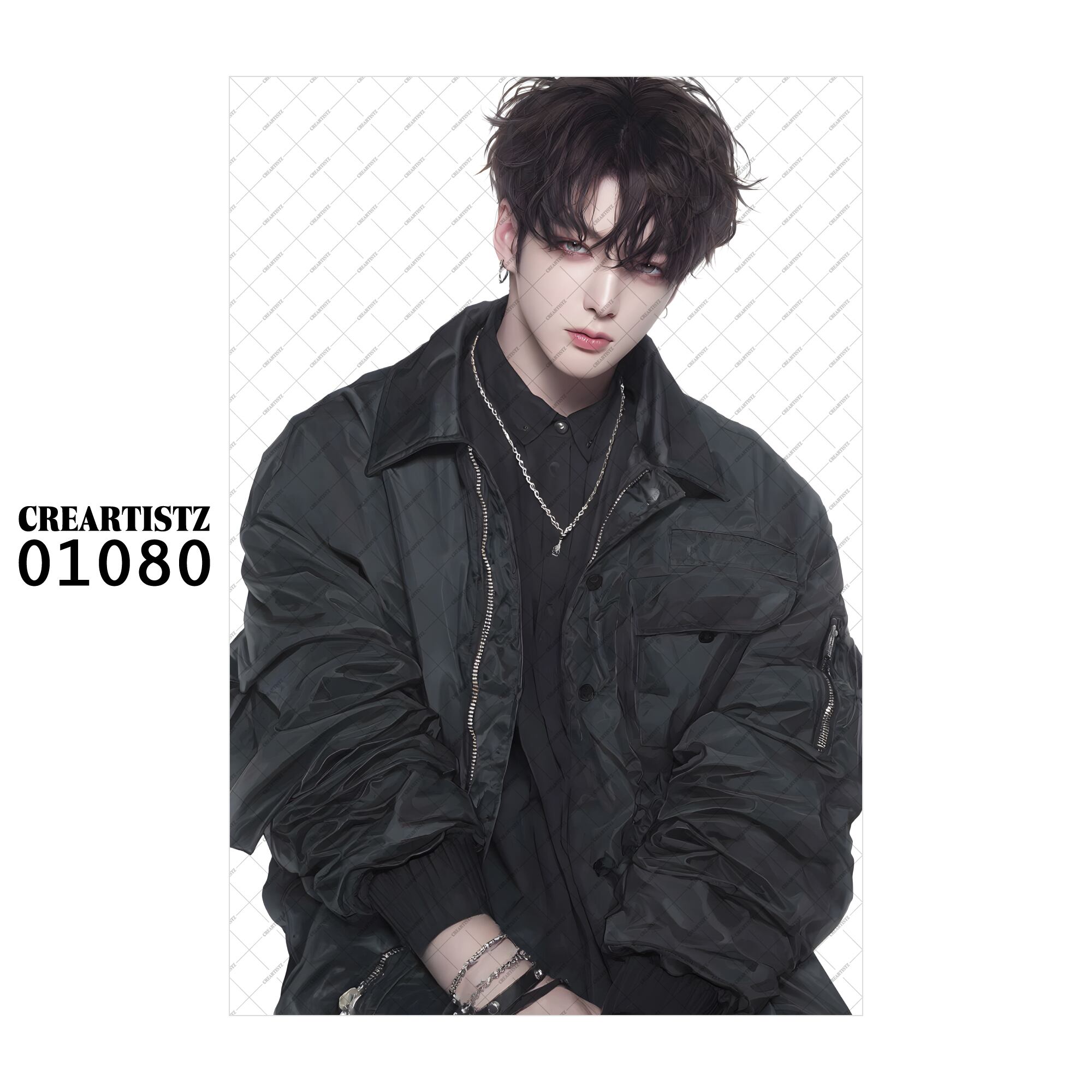 01080 ボーイ クール オリジナル ペーパー/ステッカー 4枚セット CREARTISTZ