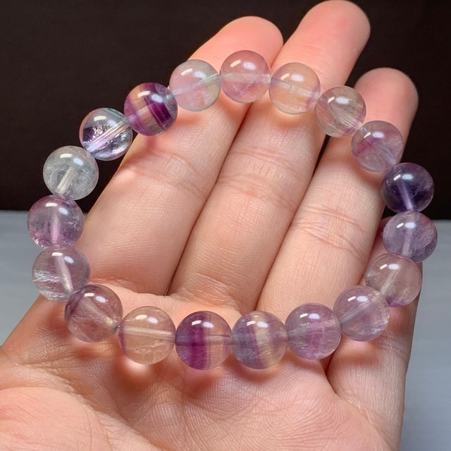 A74.グラデーションフローライト ブレスレット