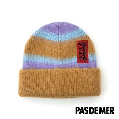 【PAS DE MER/パドゥメ】STONED ISLAND BEANIE ニット帽 / MULTICOLOR / AW26-14497