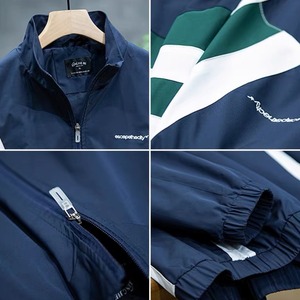 Color block design track jacket 0126