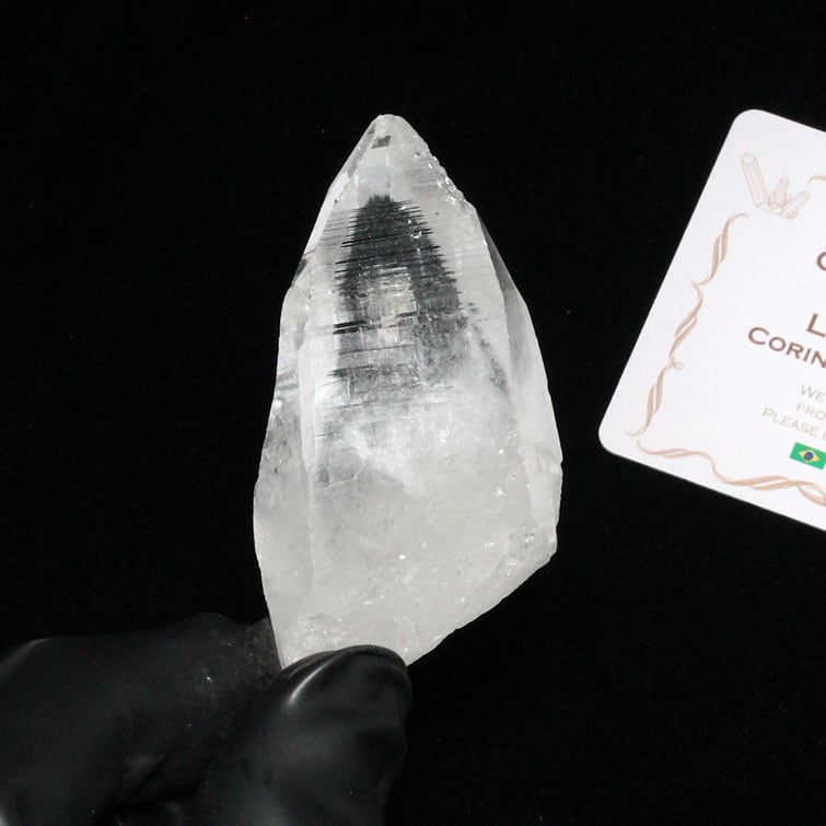 レムリアンシード 水晶 原石 ブラジル ミナスジェライス州 コリント産 証明書付属 一点物  271-212