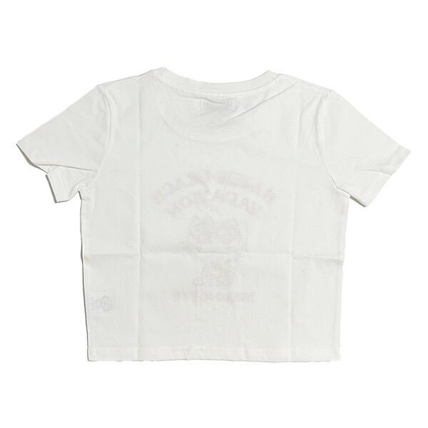 サンリオ 日焼け キティ クロップド半袖Tシャツ(S) ホワイト アパレル