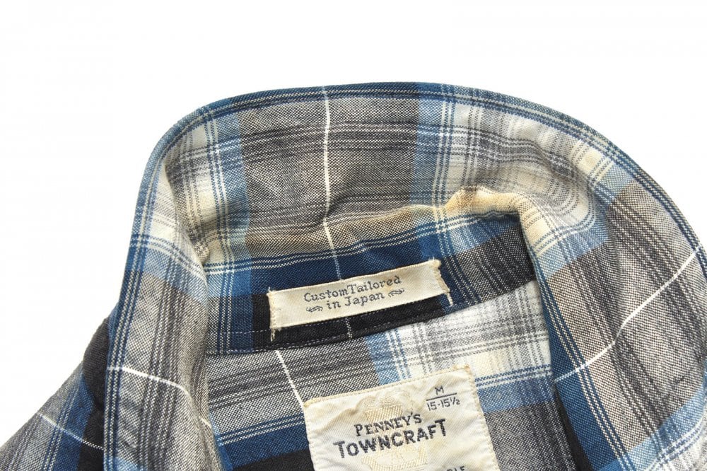 Vintage L / S Loop Color Rayon Shirt [PENNEYS TOWN CRAFT Vintage L / S Loop Color Rayon Shirt [PENNEYS TOWN CRAFT