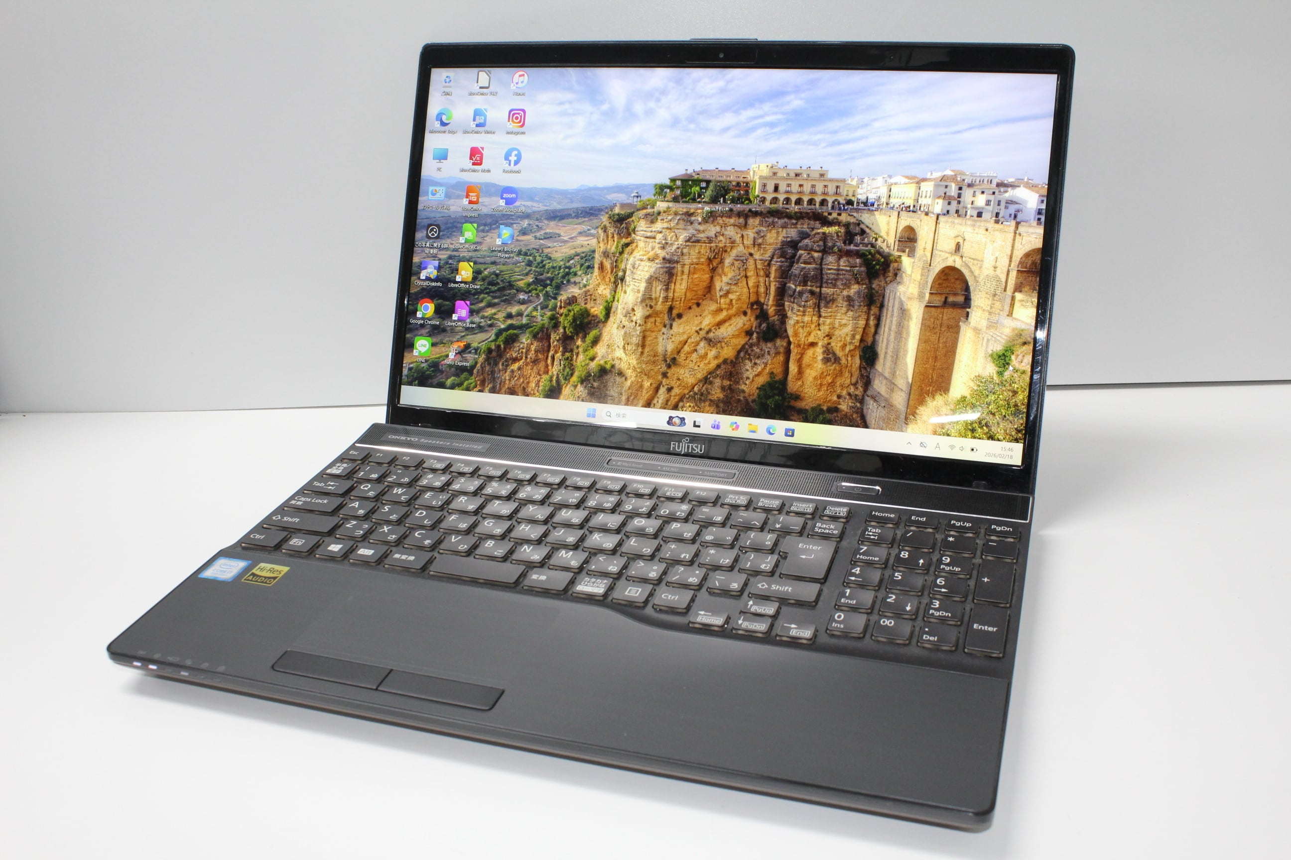 【中古ノートPC】富士通〈LIFEBOOK AH77/D1〉Intel Core i7/SSD128GB+HDD750GB/メモリ8GB ④ 中古ノートPC】富士通〈LIFEBOOK AH77/D1〉Intel Core i7/SSD128GB+