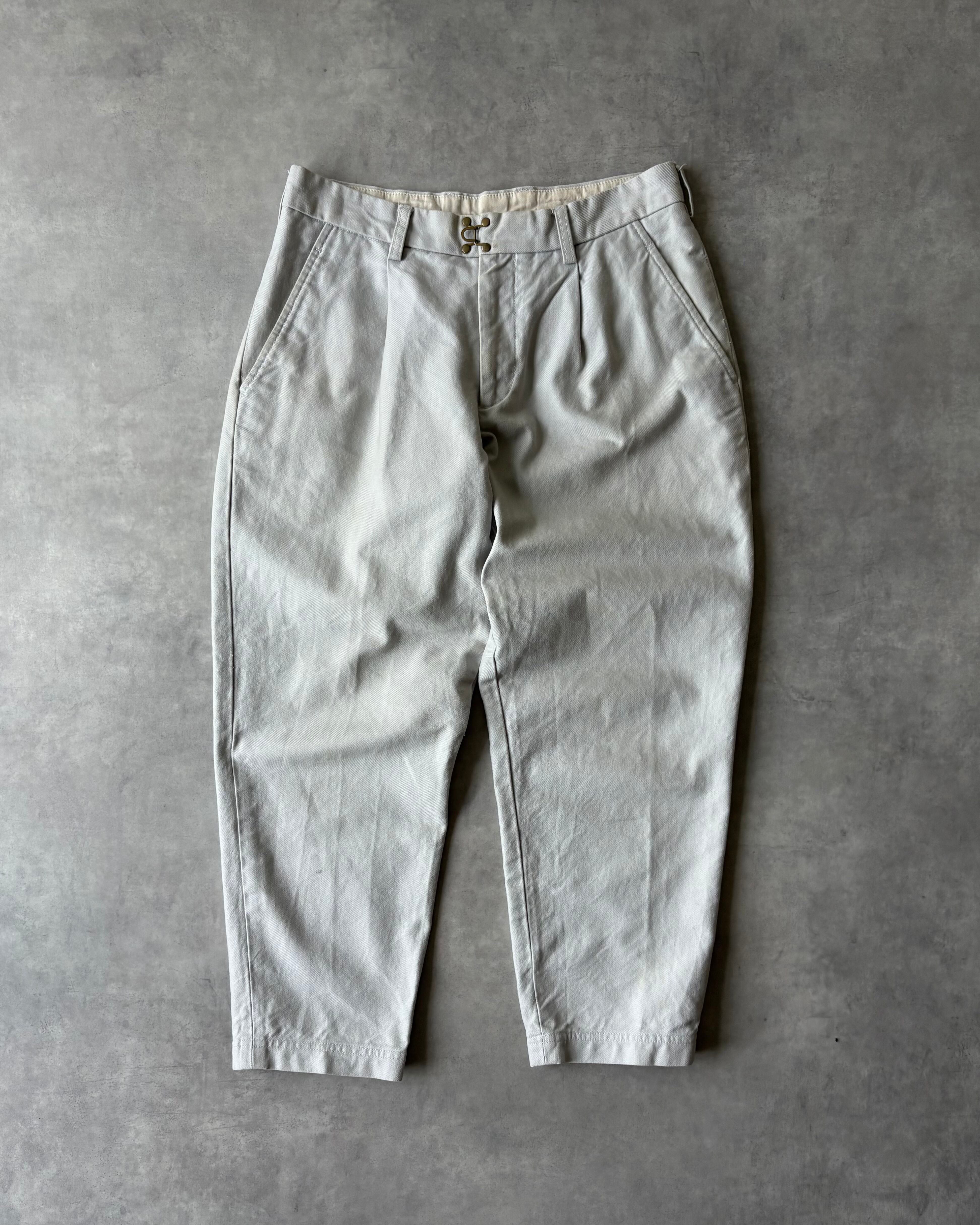 13SS kolor Army Serge Cropped Pants