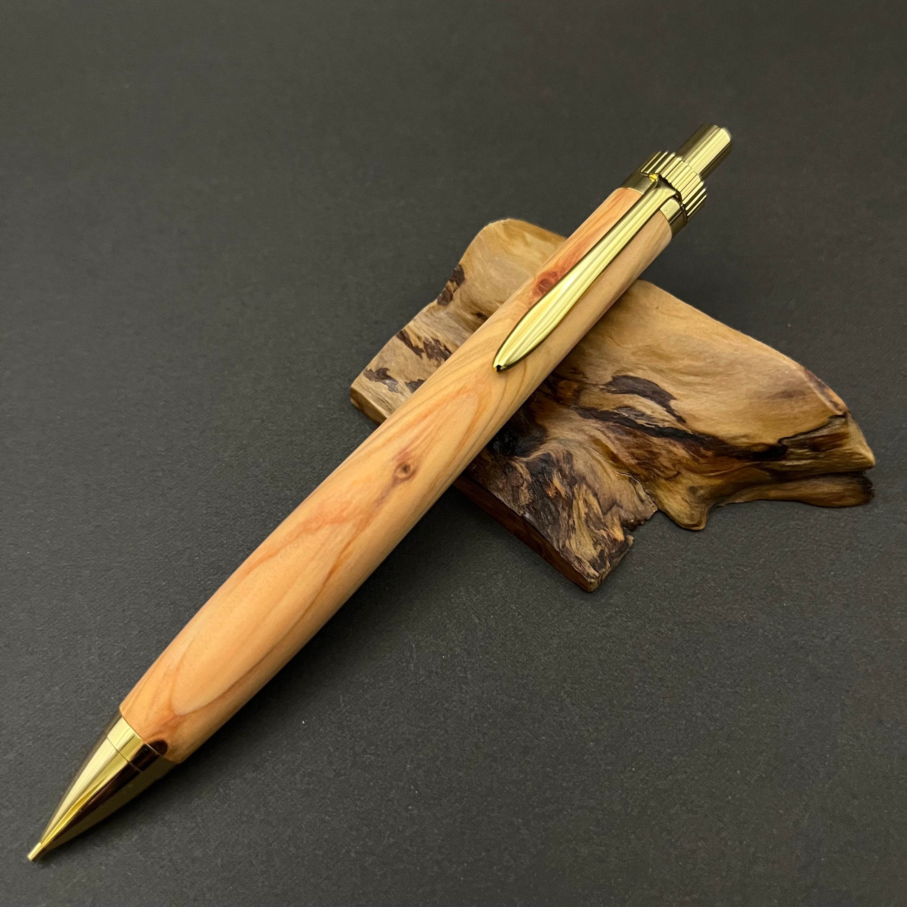 吉野杉 木軸シャープペン 固定式口金仕様 | やまだ工房