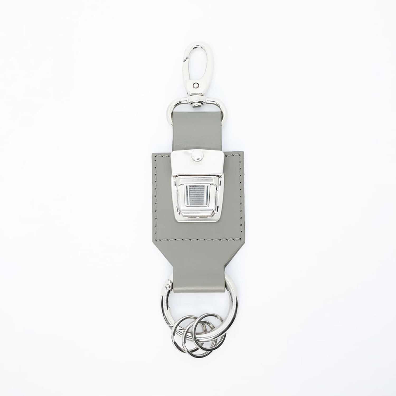 HIDAKA | SLIDE LOCK KEY RING (GRAY)
