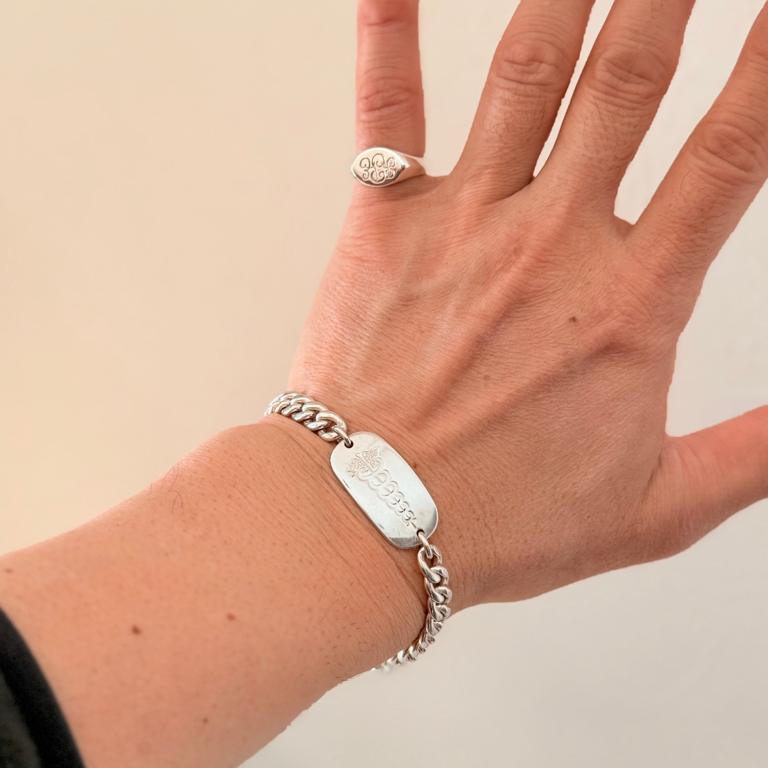 Tiffany＆Co. ティファニー＆コー medical alert id bracelet シルバー