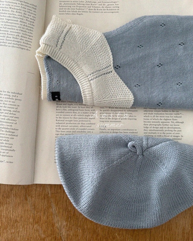 予約⌇aosta / Knit frill T