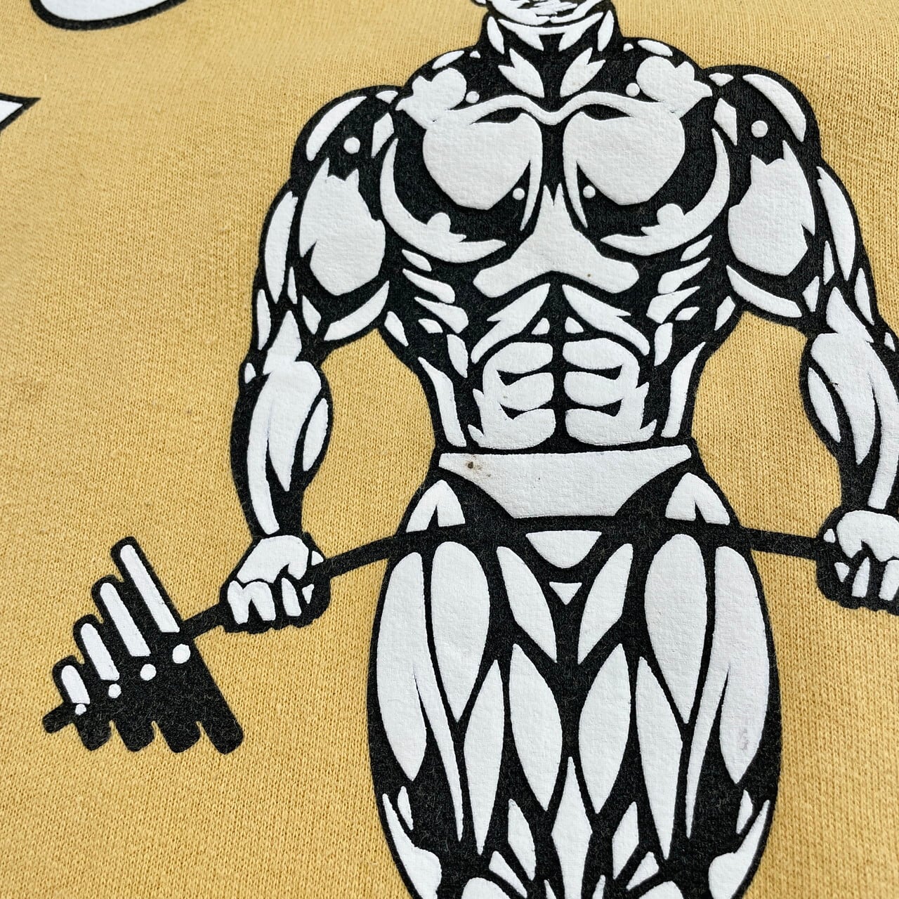 90年代 GOLD'S GYM ゴールドジム 企業ロゴプリント スウェットシャツ