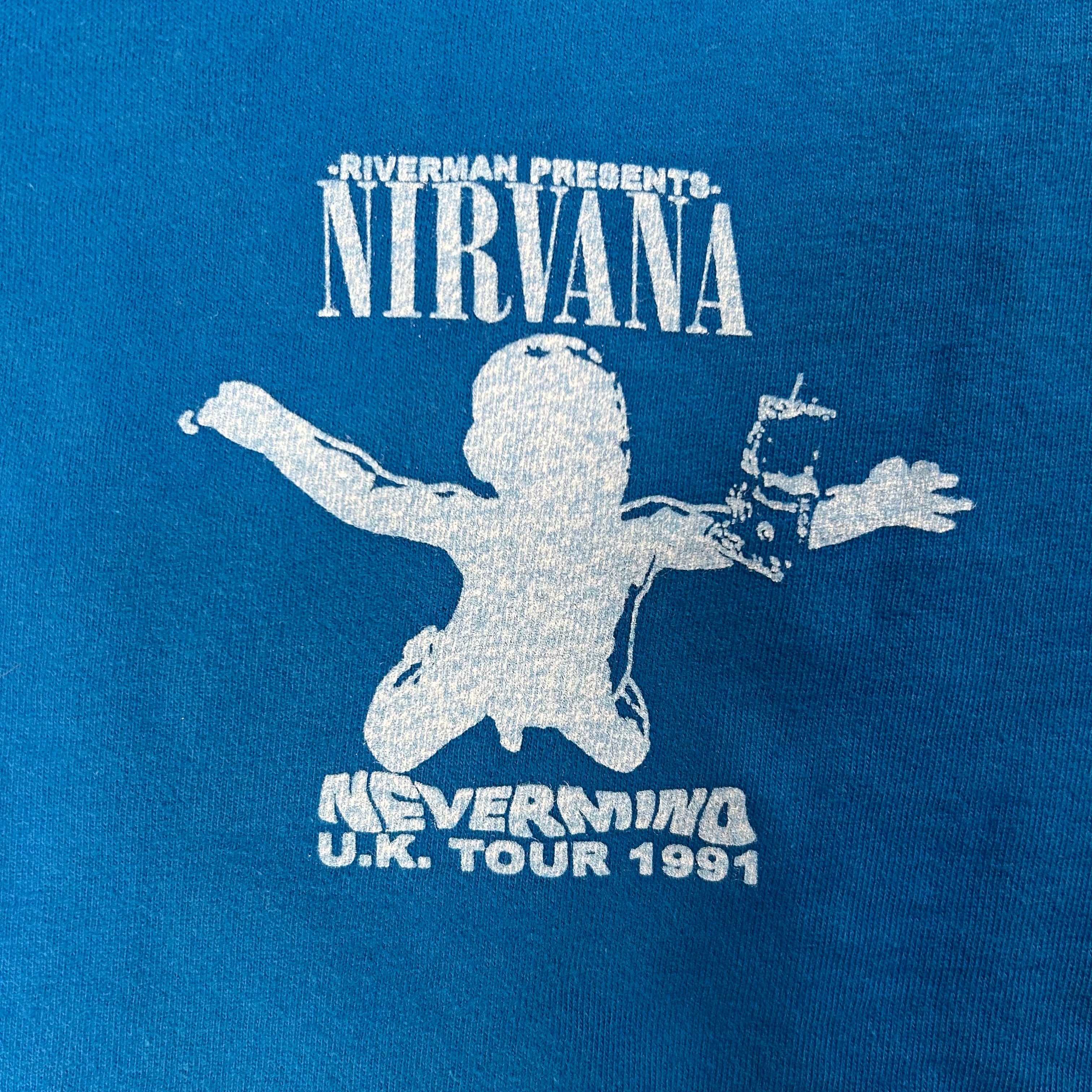 12551 NIRVANA 長袖 ロックTシャツ バンドT 両面プリント XL | San