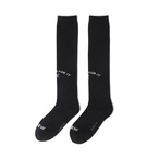 ANEW WOMEN SIGNATURE JACQUARD KNEE SOCKS [サイズ: F (AGDUWSC05BKF)] [カラー: BLACK]