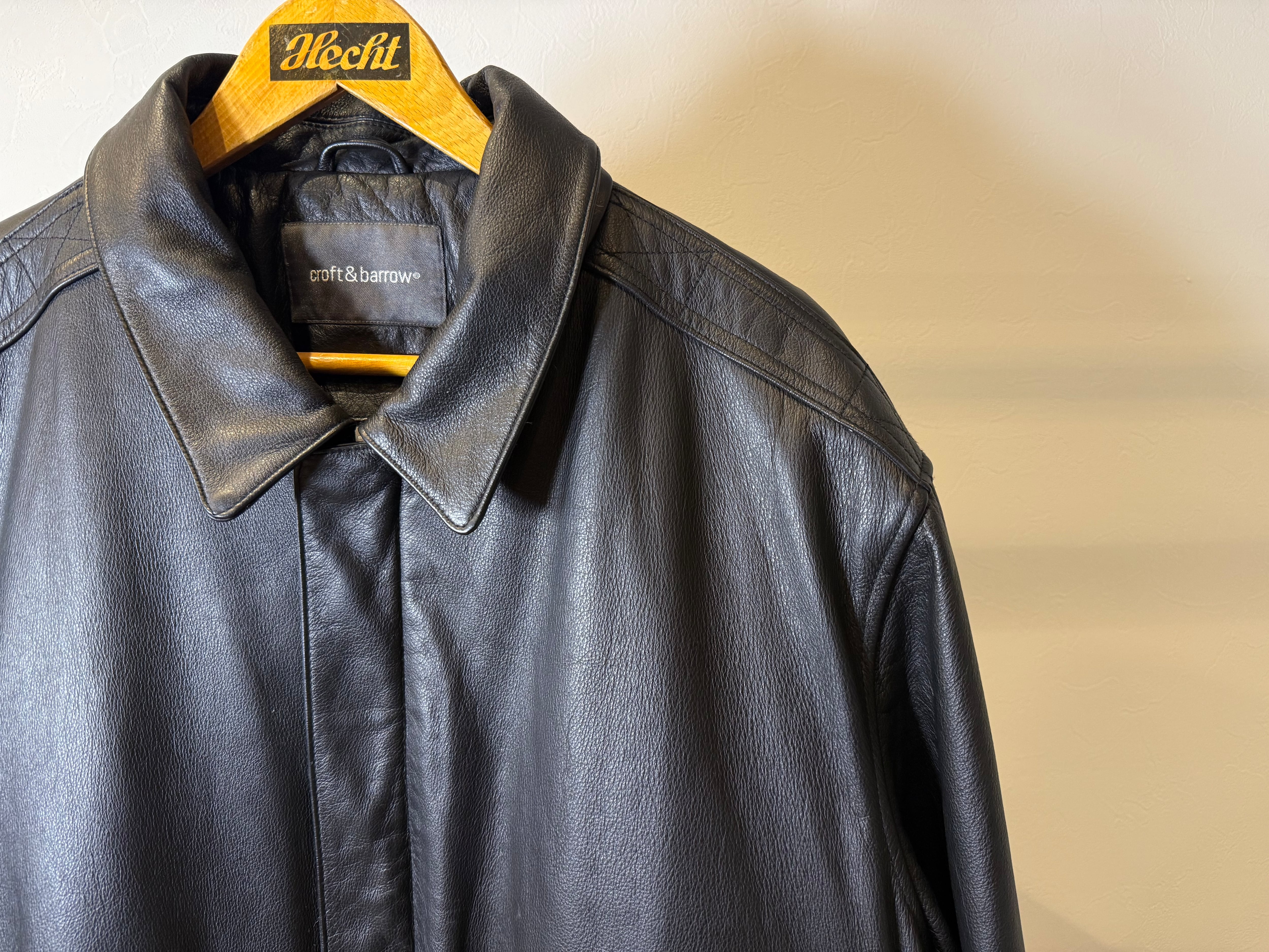 Croft&Barrow LEATHER JACKET | ancient