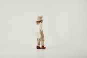 〈 eLfin Folk 24SS 〉 Noctua Beast Bucket Hat / elf-241A10 / 帽子 / beige
