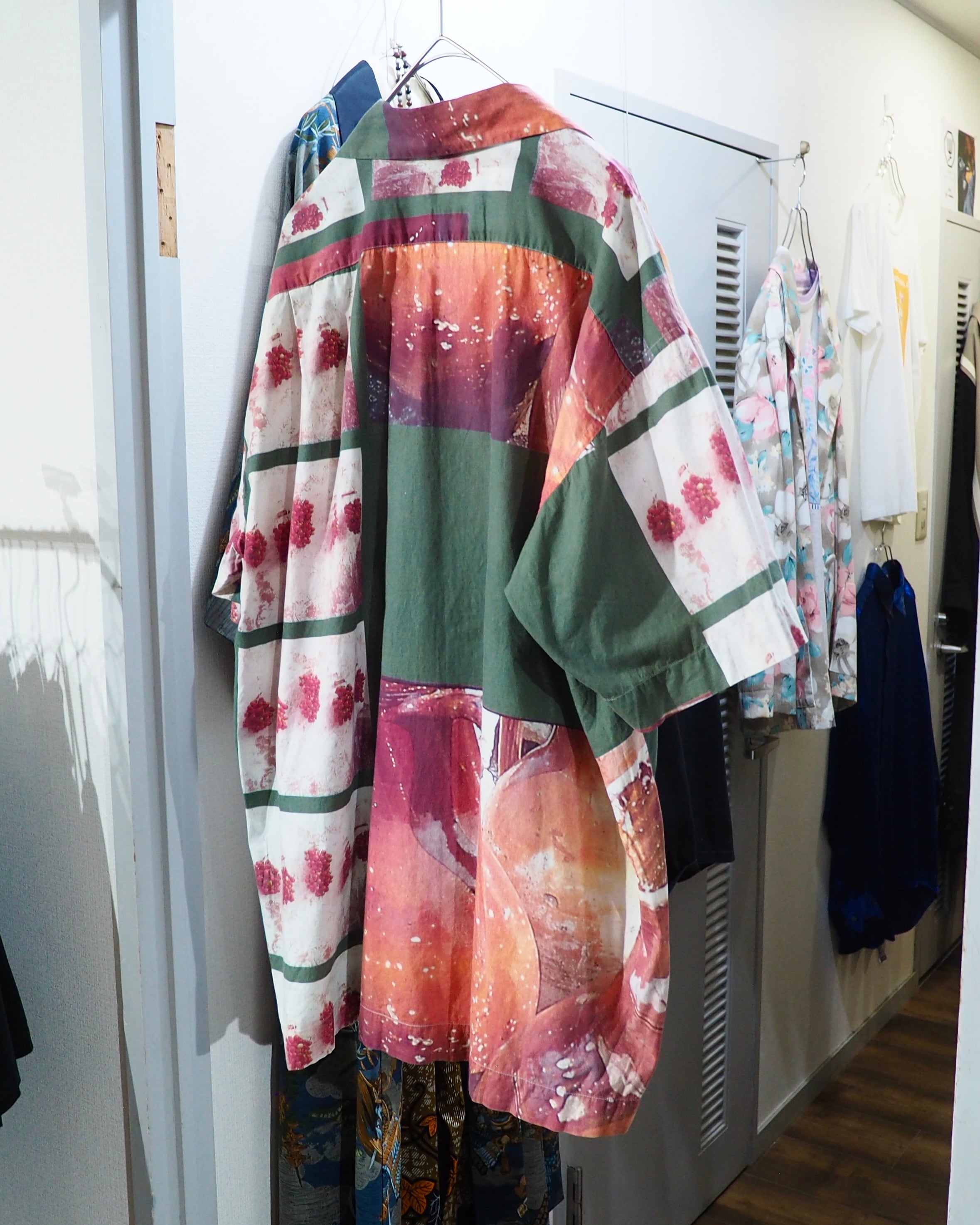 ” Paul Smith London ” Photo printed Collage SS Open collar Shirt