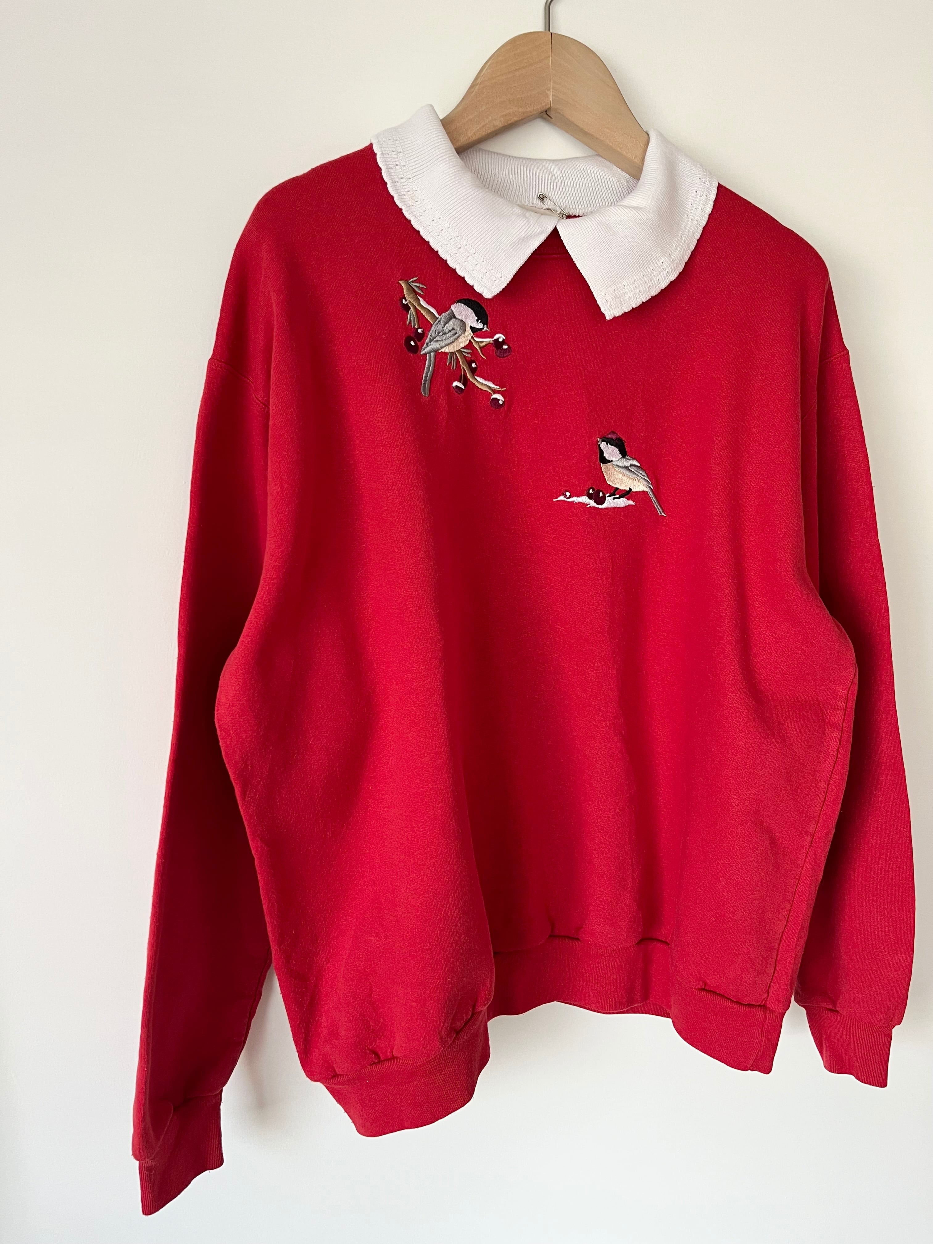 古着 morning sun スウェット 赤