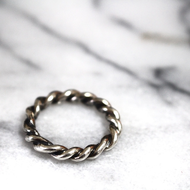 【受注販売】ROPE TWIST RING (単品/925)