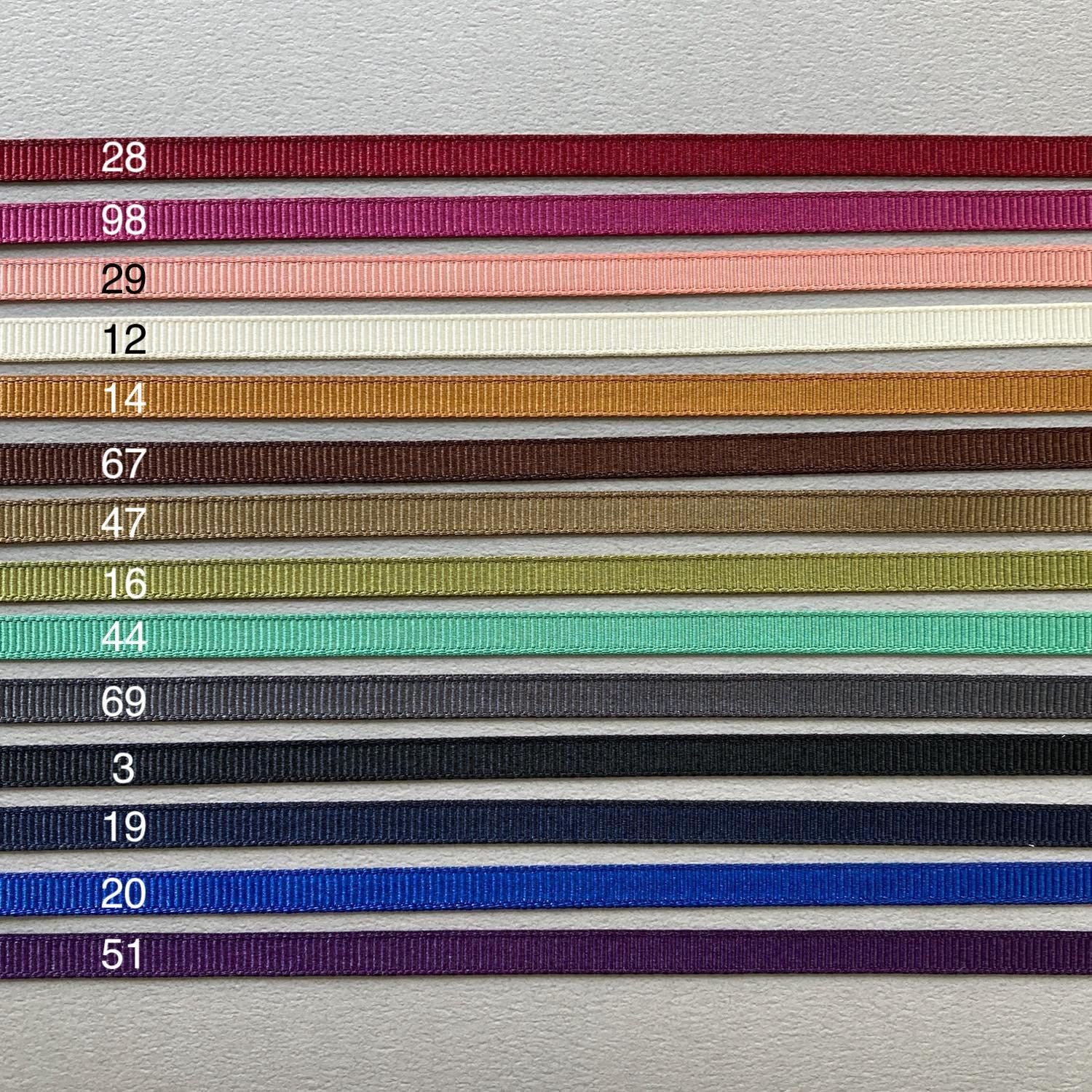 再入荷〉MOKUBA グログランリボン（6mm/1m〜） | Dua