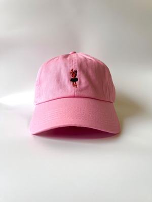 フラガールCOTTON WASHED CAP（ライトピンク）