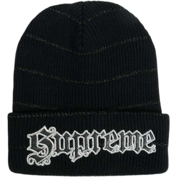Supreme Money Beanie Black シュプリーム ビーニー 黒 Size【フリー】 SUPREME シュプリーム 26FW Metallic Stripe Beanie