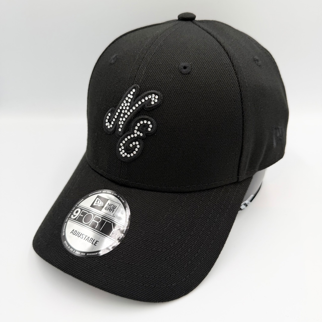 NEW ERA 9FORTY/940 ラインストーン/Rhinestone クラシックロゴ Black