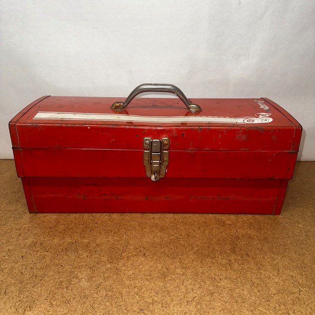 ビンテージツールボックス レッド 工具箱