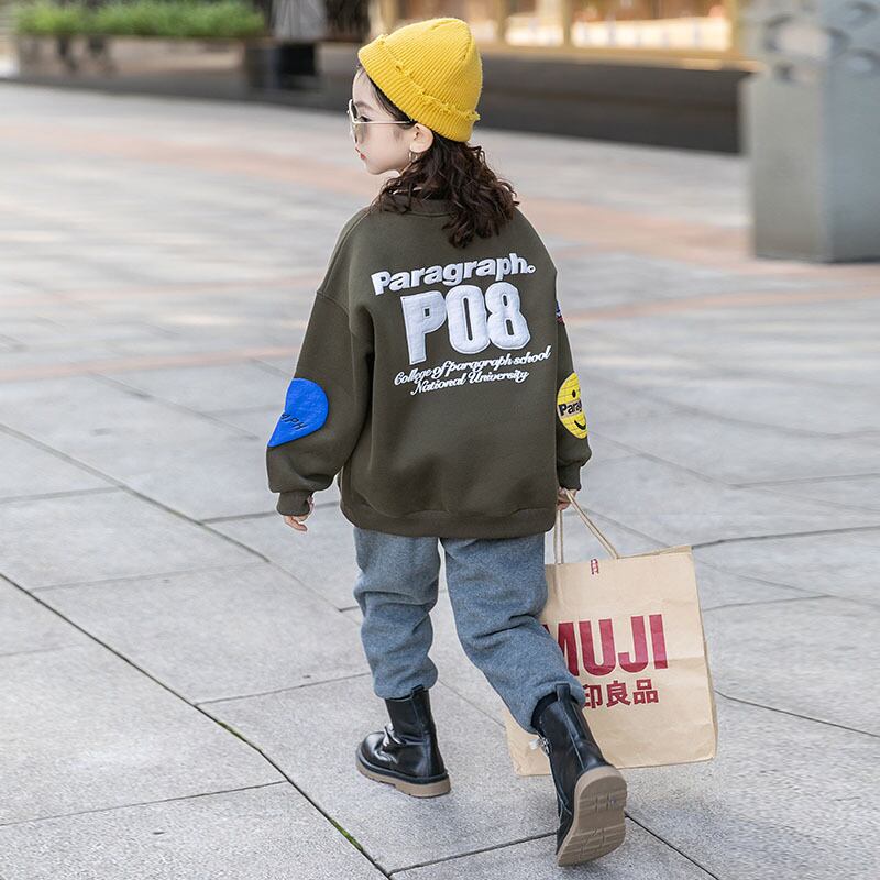 セーター オータムウィンタースタイルルーズトップス 秋物 冬物 キッズ トレンディボーイ37394034586