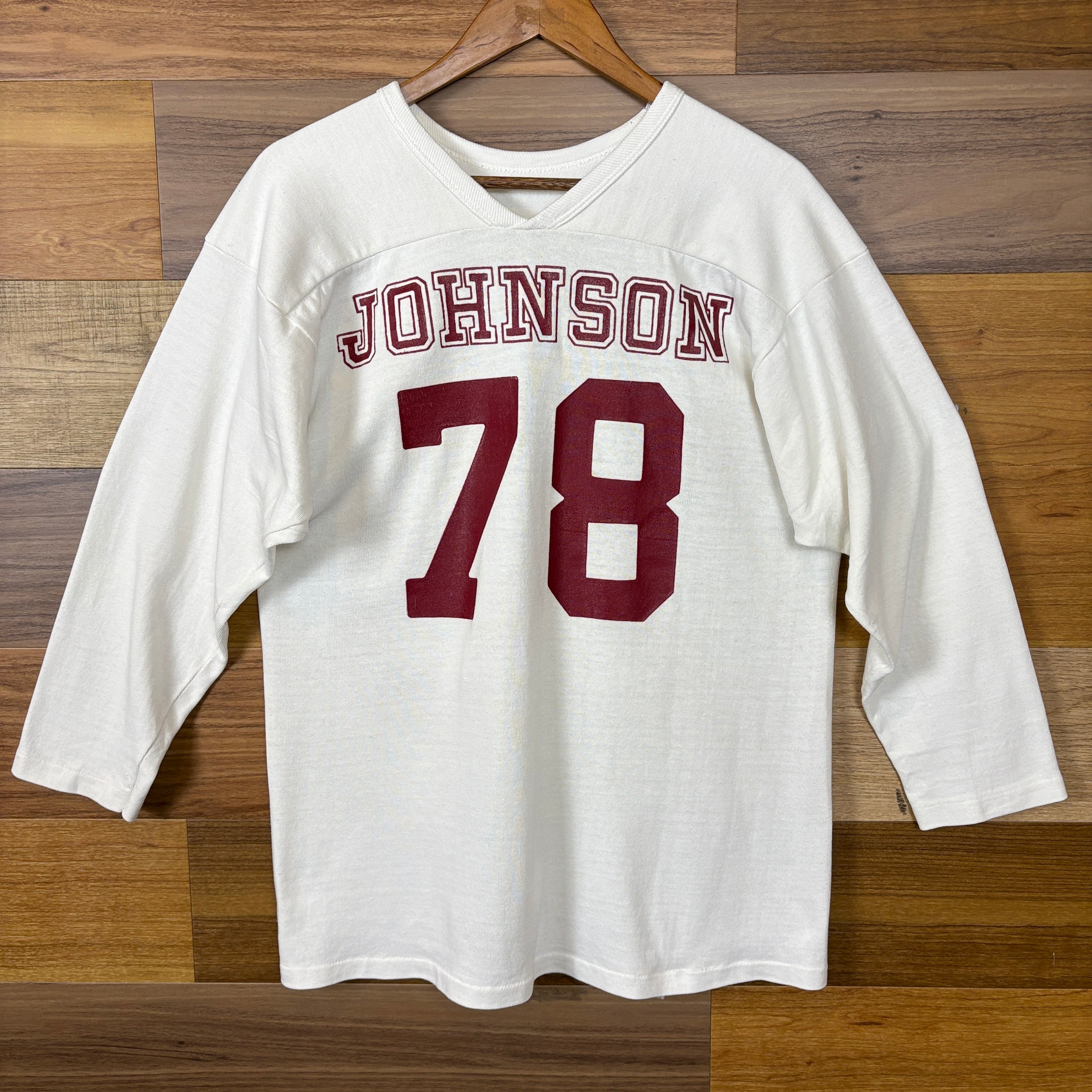 USA製 70s Champion チャンピオン バータグ メッセージ T-sh Tシャツ
