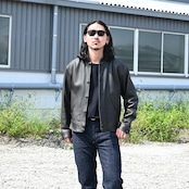 OLD JOE(オールドジョー)PATINA DEERSKIN COSSAK JACKETスタイル
