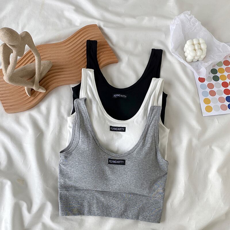 サマーホワイトトップス ブラ レッド 夏物 スーパーモール51252819050