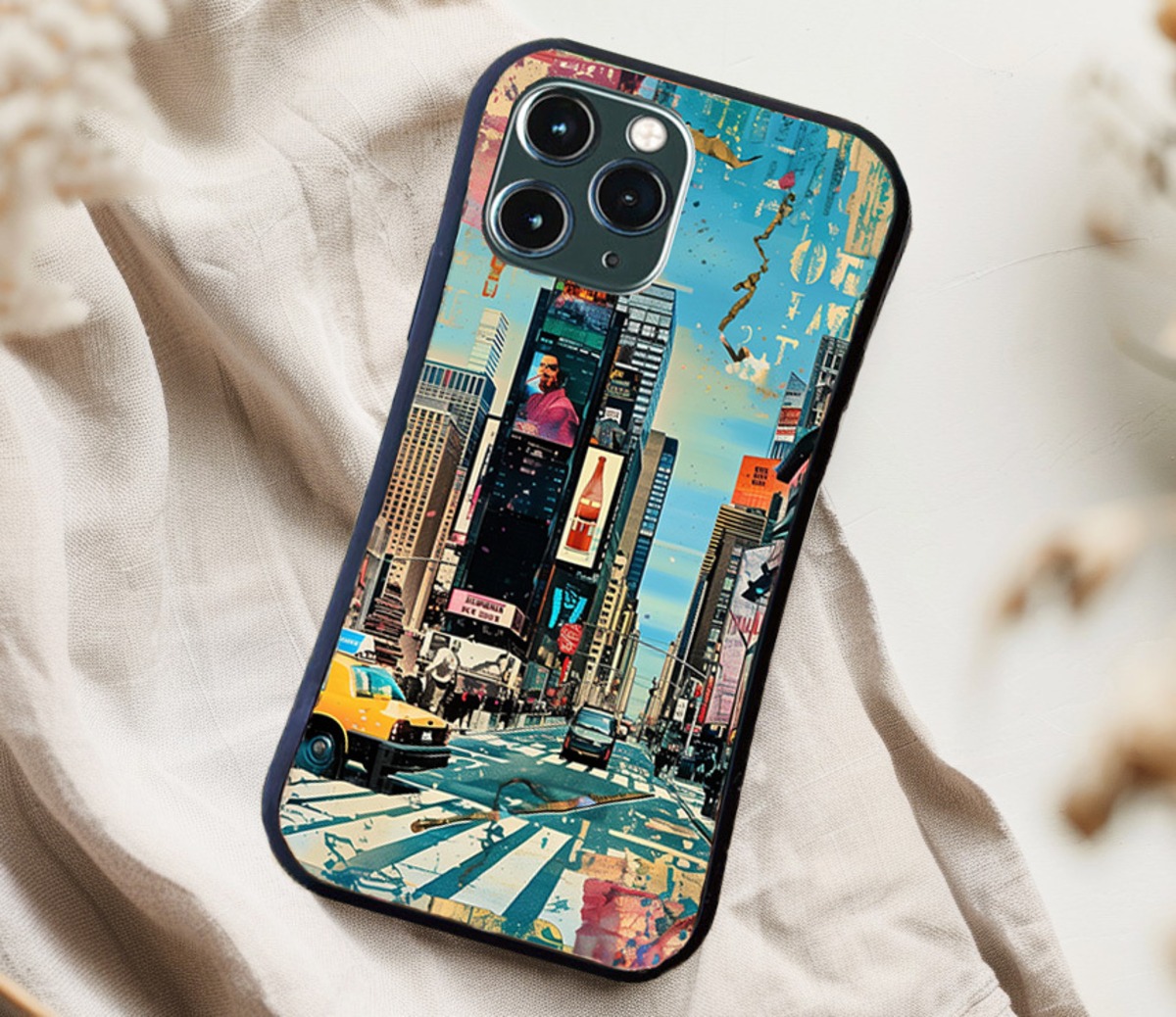 耐衝撃ケース】ニューヨーク ART OF NEW YORK コラージュ iPhoneケース 
