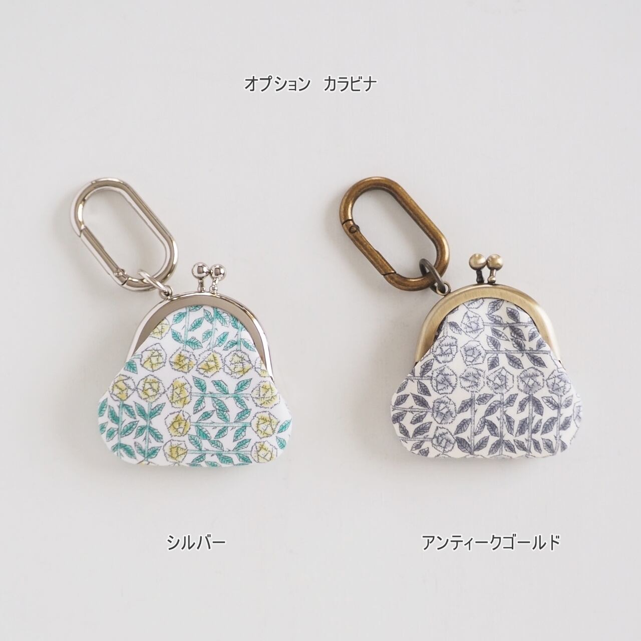 □ミニがま口キーホルダー / カラフルドット□ chloe(coldot