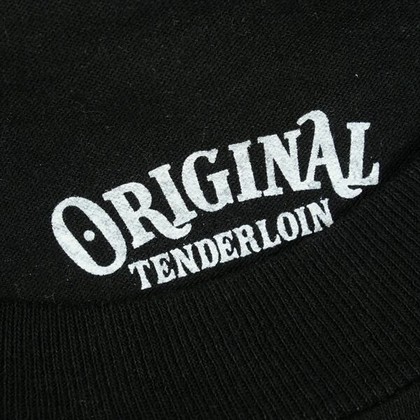 Size【XL】 TENDERLOIN テンダーロイン TEE L/S BS D.I.Y.T BLACK ロン