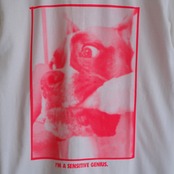Fortynine SENSITIVE GENIUS S/S Tee　White×Pink