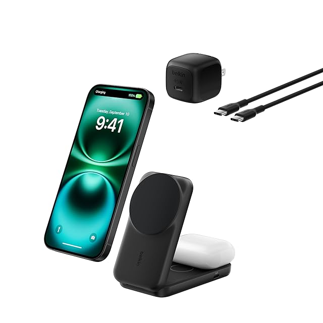 COURANTーCATCH3 (ブラウン) ワイヤレス充電器 iphone android 高速