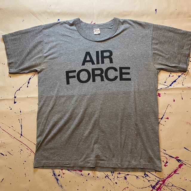 made in usa Air Force  FITNESS UINIFORM T-shirt {アメリカ製　アメリカ空軍　フィットネス　Tシャツ　古着　USED メンズ}