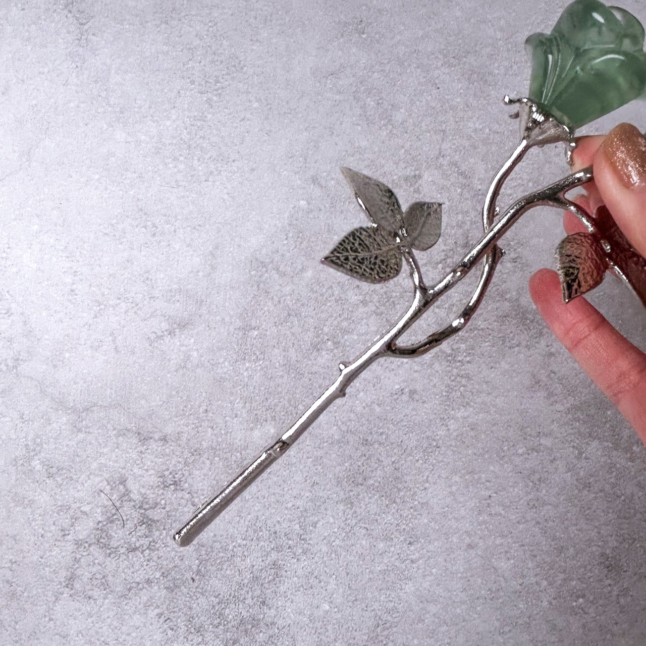 ストロベリークォーツ&フローライト バラ