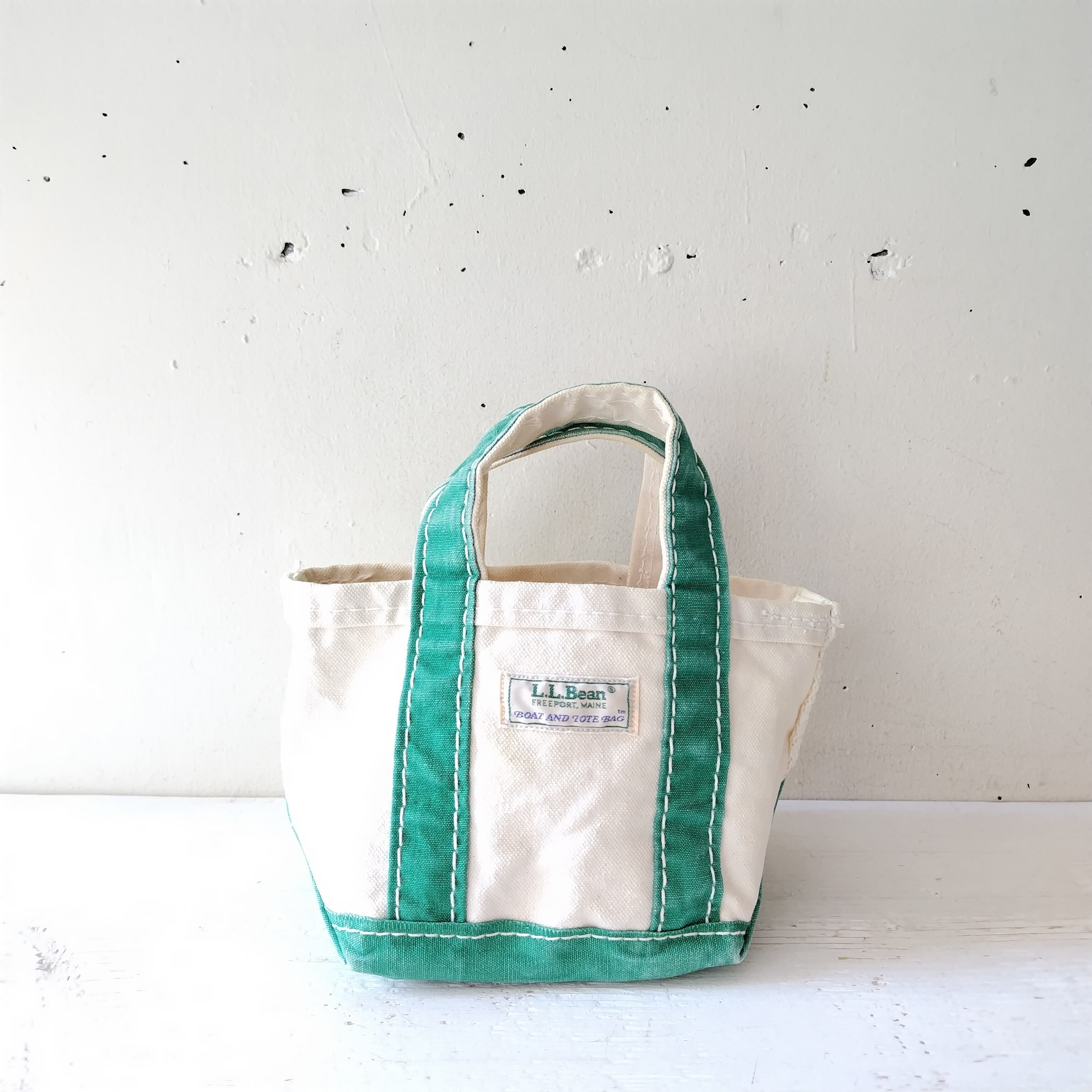 スペシャル 70s ビンテージ L.L.Bean ミニトートバッグ グリーン 
