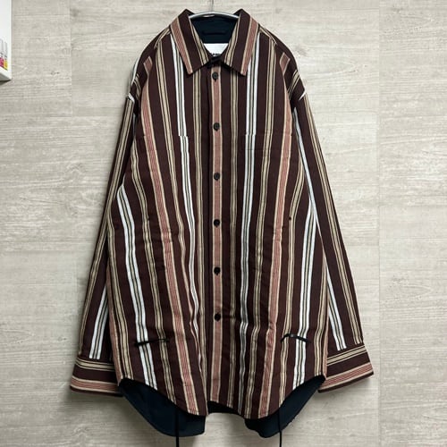 Jil sander 18ss ストライプシャツジャケット