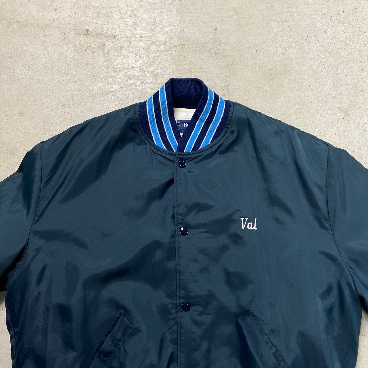 70~80年代 USA製 Holloway ホロウェイ プリントナイロンスタジャン 