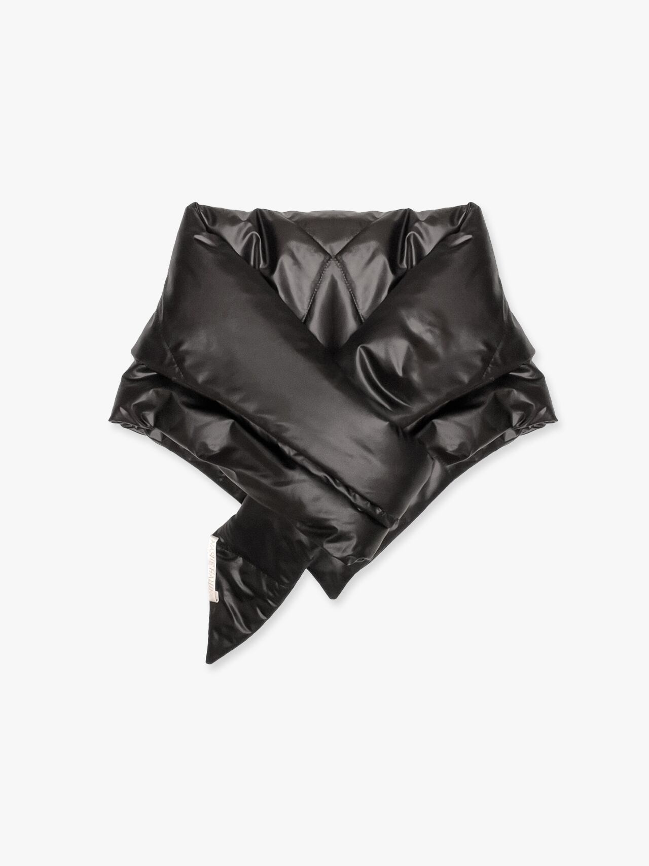 NASHE | HAND-QUILTED PADDED SCARF (BROWN)