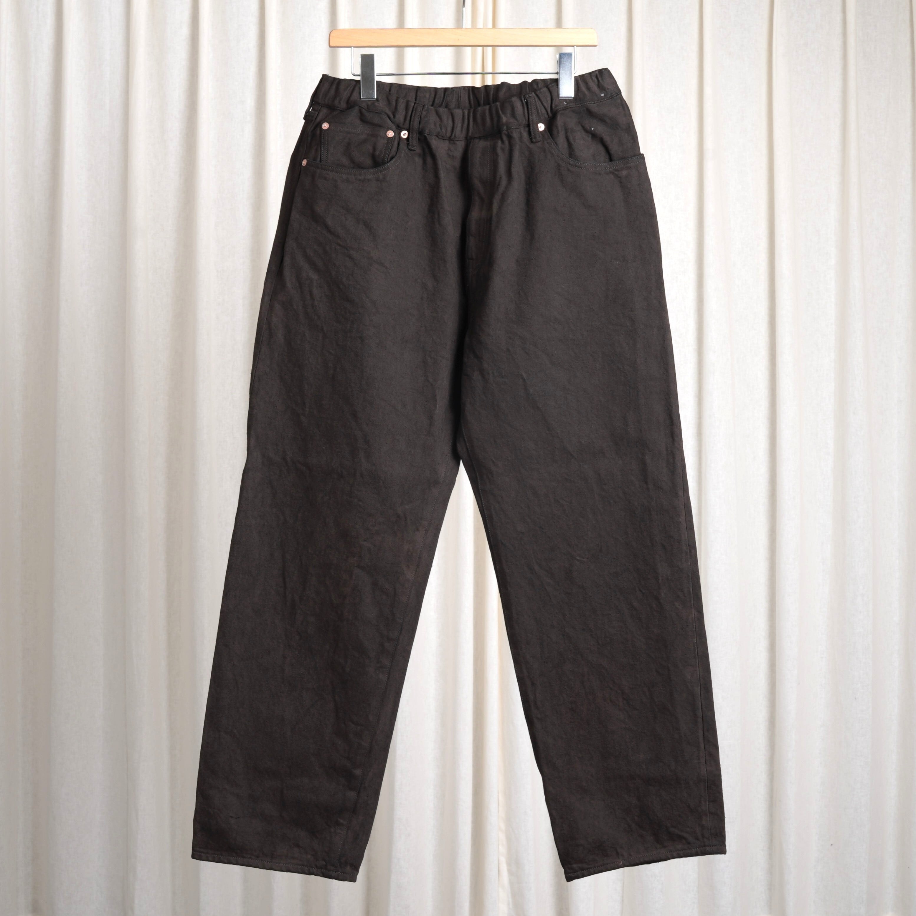 YOKO SAKAMOTO | 5POCKET EASY PANTS | KAKISHIBU | suikazura