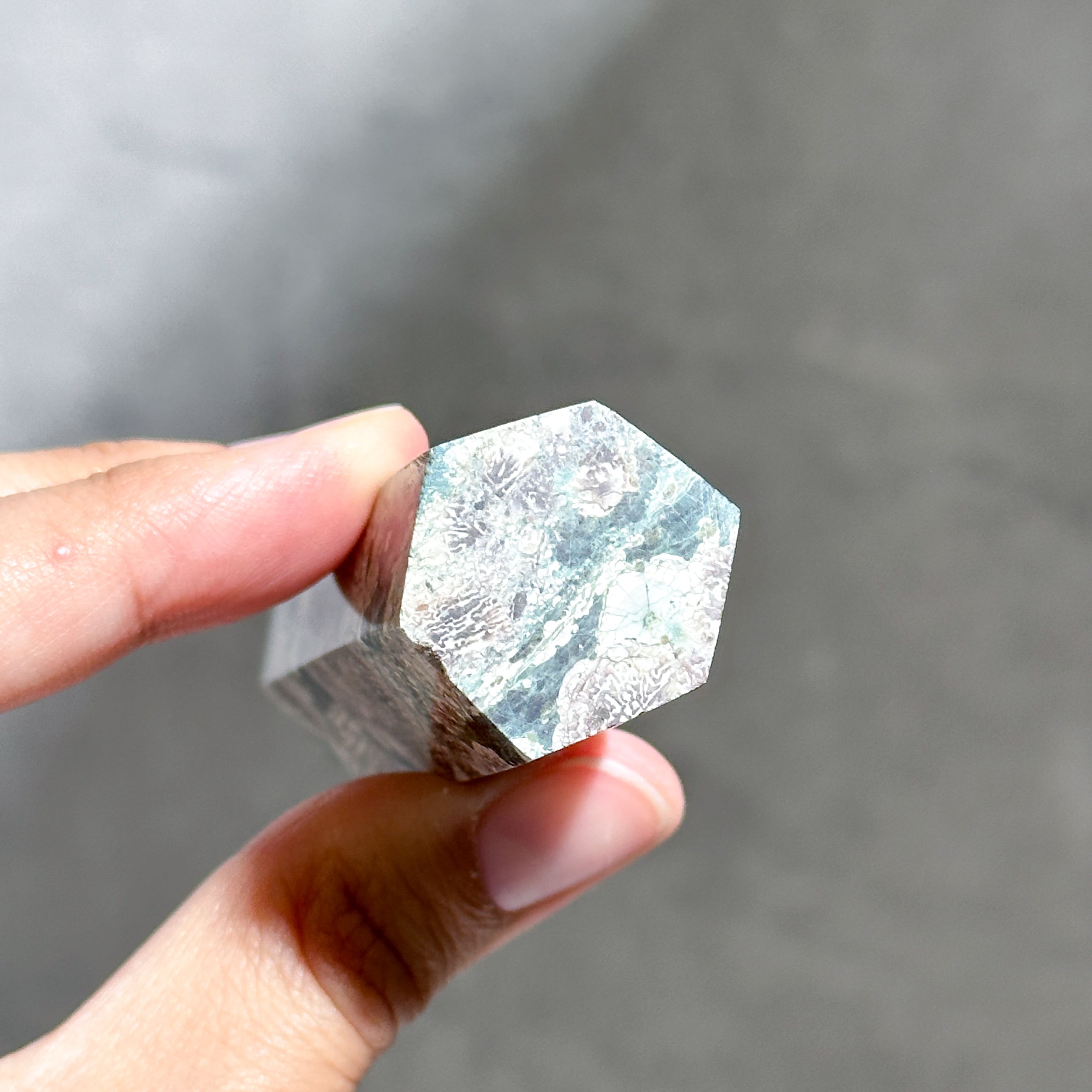 グリーンフラワージャスパー タワー51◇ Green Flower Jasper ◇天然石