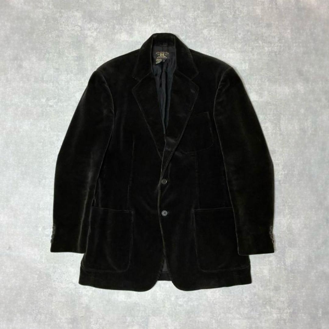90s RRL コーデュロイ テーラードジャケット 太畝 ブラック アメリカ製