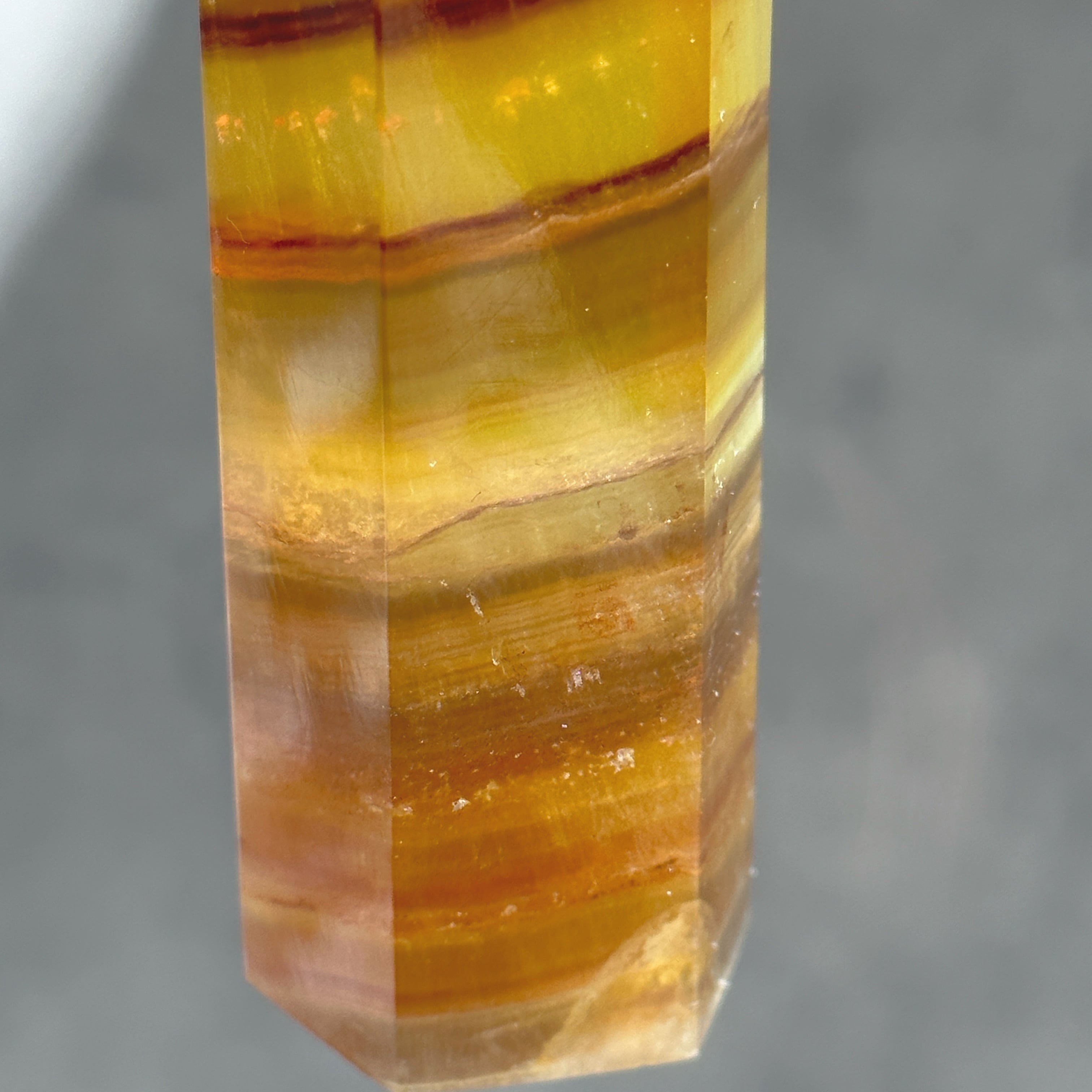 イエローフローライト タワー型 04◇ Yellow Fluorite ◇天然石