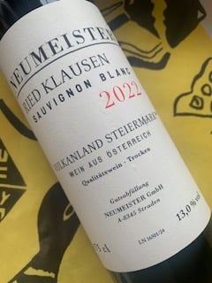 ソーヴィニョン・ブラン リード クラウセン 1STK　2022　ノイマイスター　白ワイン