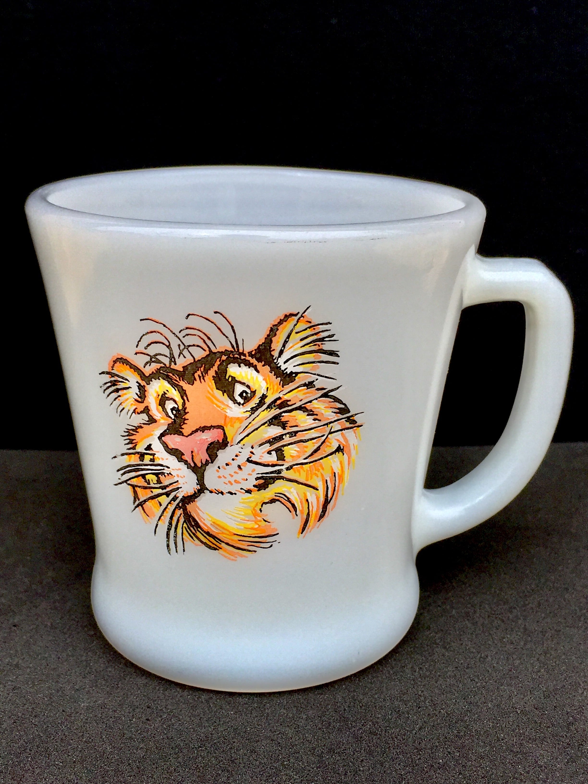Fire King Esso Tiger Mug ファイヤーキング エッソタイガー マグ